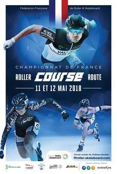 Championnat de France Route de roller course 2018 à Château-Gontier (53)