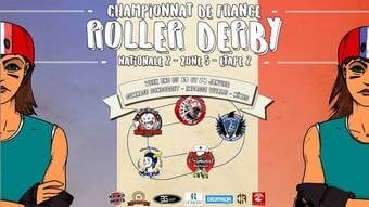 Championnat de France Roller Derby 2017/2018 N2 zone 5 étape 2