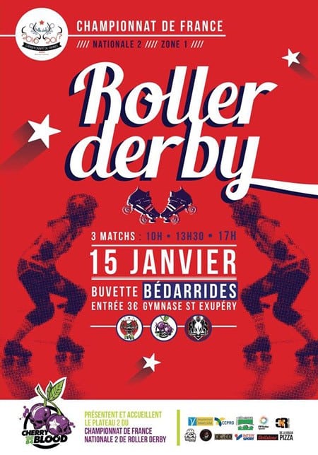2ème journée du championnat de France N2 de roller derby 2016-2017 (zone Alpes/Vallée-du-Rhône)