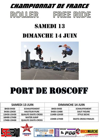 Championnat de France de roller Freeride et de skate cross 2015 à Roscoff (29)
