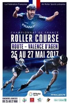 Championnat de France Route de roller course 2017 à Valence d&rsquo;Agen (82)