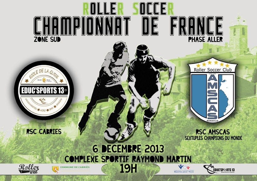 Match de roller-soccer entre le RSC Cabriès et AMSCAS