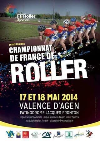 Championnat de France Route de Roller Course à Valence d&rsquo;Agen (82)