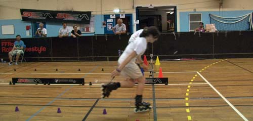 Interview de Laurine Moreno au Championnat de France Roller Slalom 2015