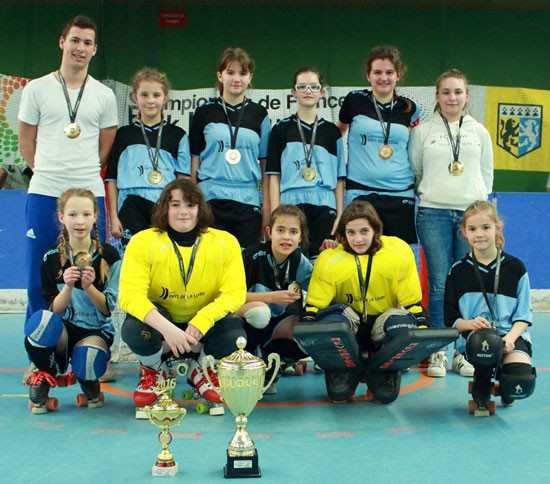 Championnat des Ligues Féminines U13 de rink hockey : Pays de Loire Champion de France devant Nord et Ile de France
