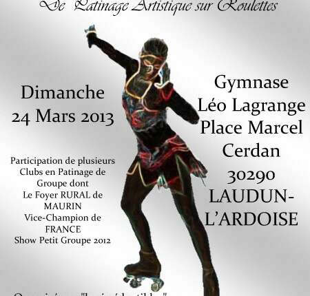 Championnat de ligue Languedoc Roussillon de Patinage Artistique 2013 à Laudun-l&rsquo;Ardoise (30)