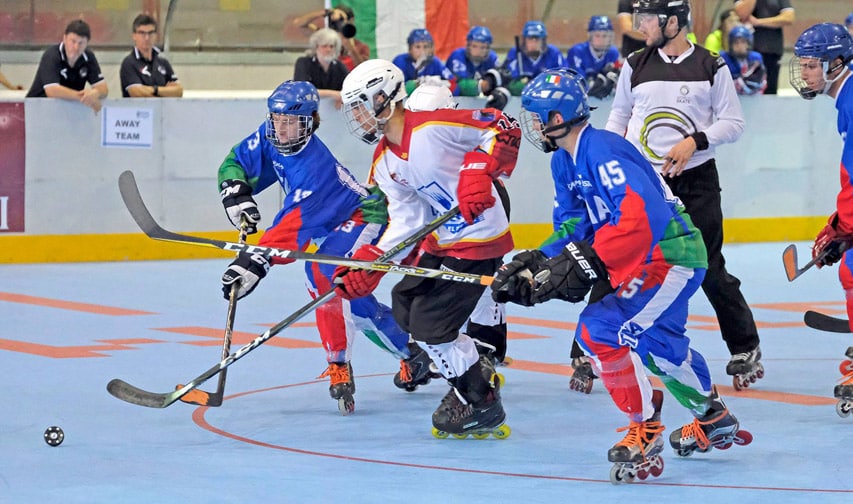 Mondial roller hockey junior 2018 : Italie Espagne Mondial roller hockey junior 2018 : Italie Espagne