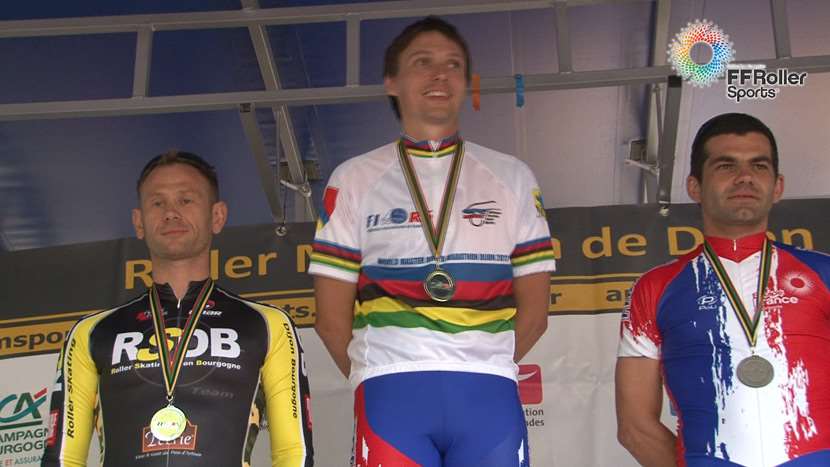 Podium avec triplé français au mondial masters de Dijon 2011