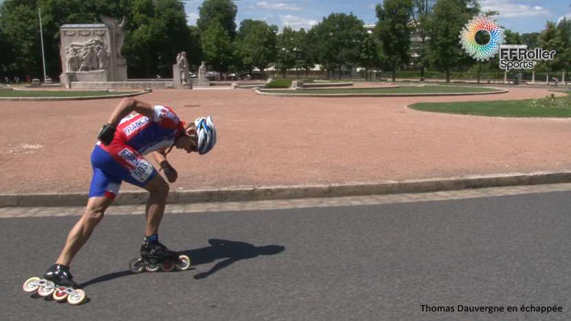 Thomas Dauvergne en échappée au mondial Masters de Dijon 2011