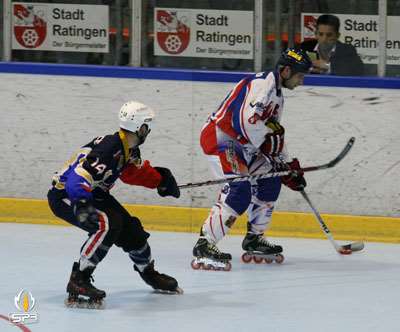 Match France - République Tchèque aux Championnats du monde de roller hockey 2008