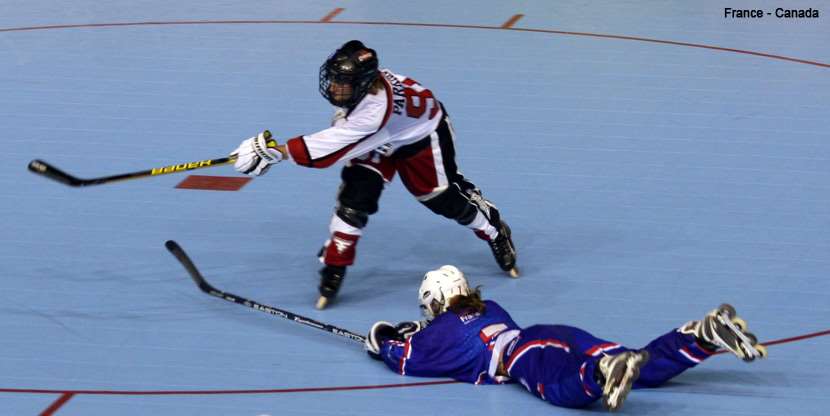 Les féminines dans le match France / Canada