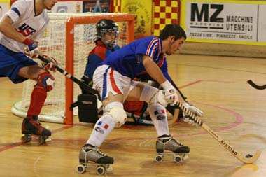 Championnat du monde junior rink hockey 2009 : France 17 &#8211; 0 USA