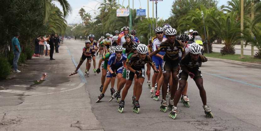 Le peloton des juniors dames