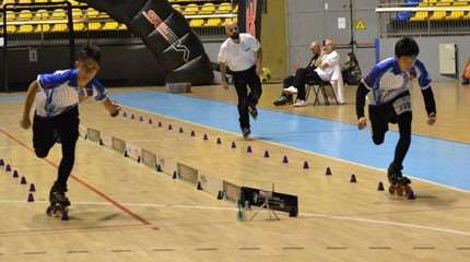 Seconde journée du championnat du monde de roller Freestyle 2015 à Turin (Italie)