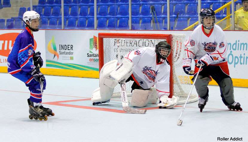 Championnat du monde roller hockey 2012 Junior : France USA