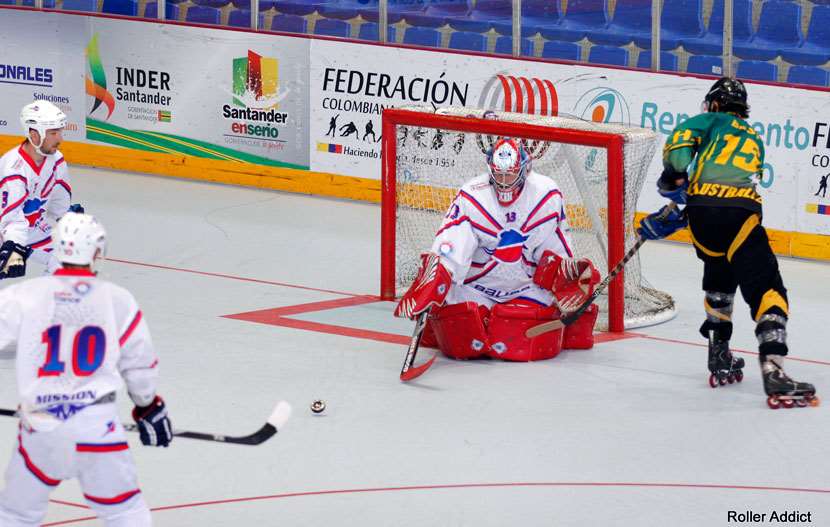 Championnat du monde de roller-hockey 2012 : les tricolores face aux Australiens