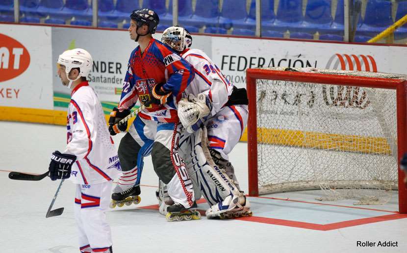 Mondial roller hockey 2012 : France République Tchèque