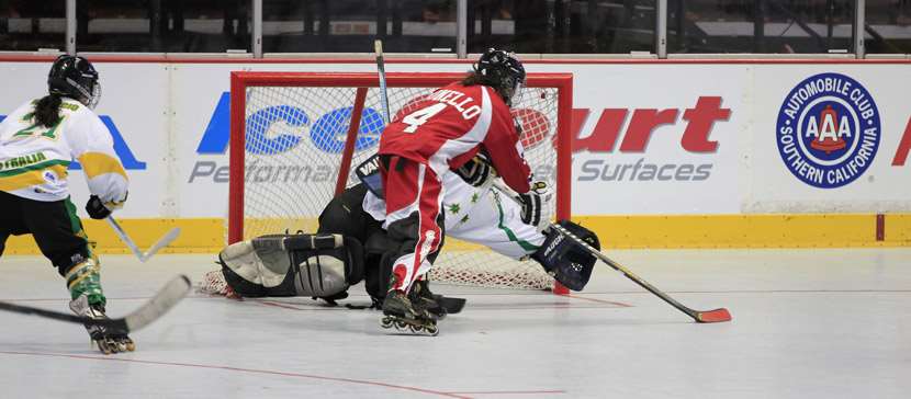 Première journée du championnat du monde senior de roller-hockey 2013