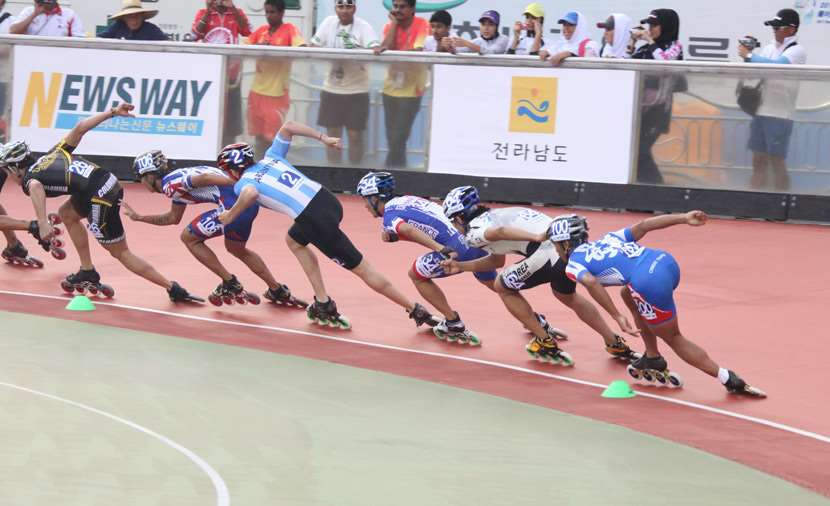 La délégation d'Argentine aux championnats du Monde de vitesse 2011