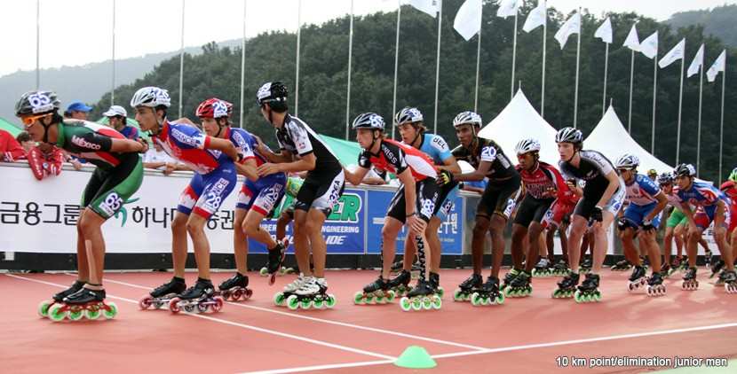 10 km à points et à élimination juniors hommes sur piste