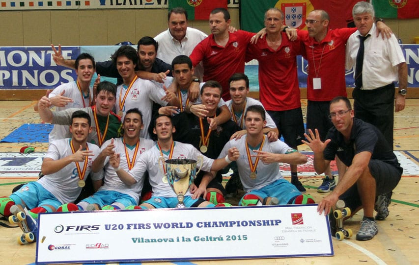 Portugal Champion du monde U20 de rink hockey 2015