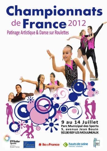 championnats france artistique affiche 2012