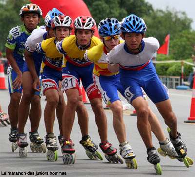 Victoire sud-maéricaine sur marathon au championnat du monde de roller course 2005