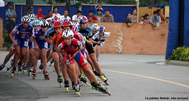 5ème journée des championnats du Monde de roller course 2005 : 500 m et 20 km à éliminations
