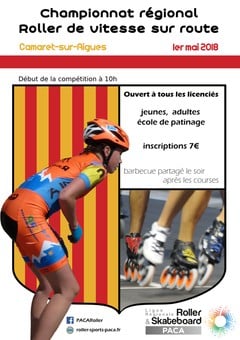 Championnat régional Roller sur Route 2018 à Camaret sur Aigues (84)