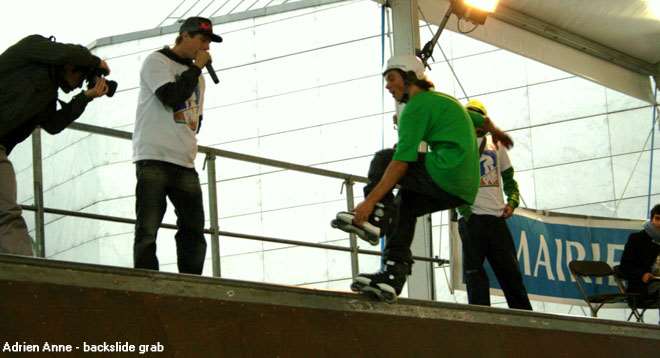 Adrien Anne en backslide grab