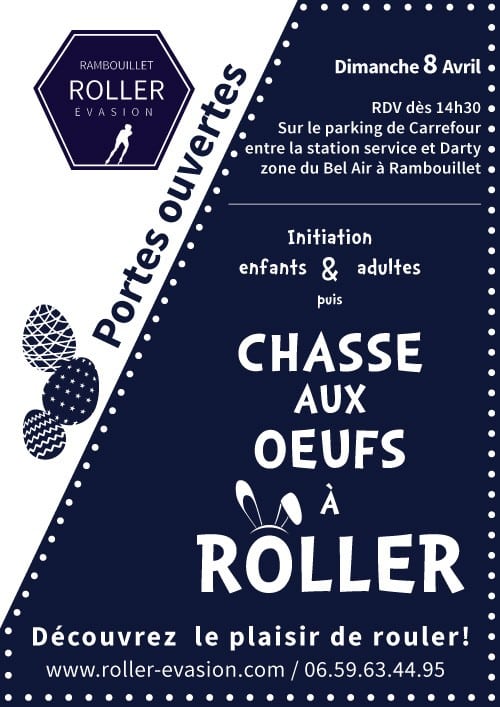 Chasse aux oeufs à roller 2018 à Rambouillet (78)