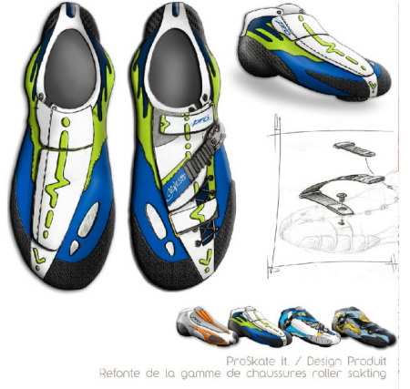 Dessins de chaussures vitesse sur Machin-Bidule