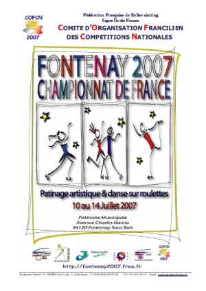Finale du championnat de France de patinage artistique et de danse 2007 à Fontenay-sous-Bois (94)