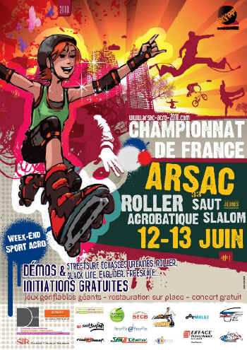 Championnat de France Jeunesse de roller saut / slalom 2010 Arsac (33)