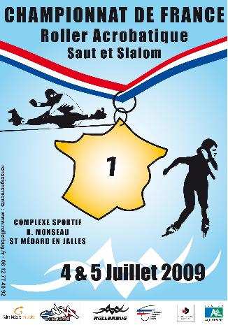Championnat de France de roller saut et slalom 2009 à Saint-Médard-en-Jalles (33)