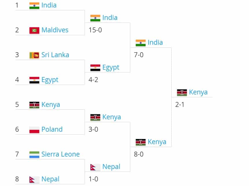 Classement féminin de la Coupe du Monde de RollBall 2019