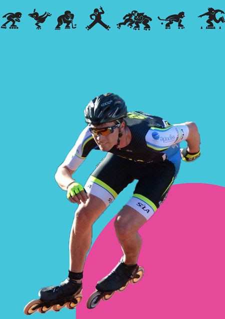 Jeux du Roller 2015 : Tentative de record de l&rsquo;heure par Clément Chaduc