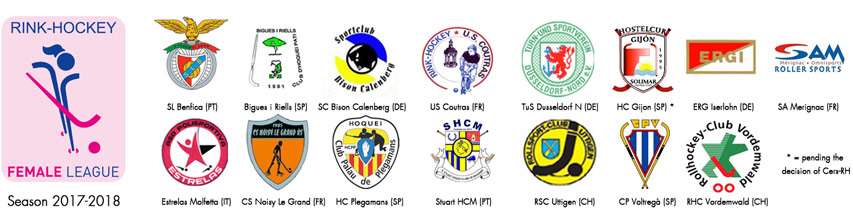 Euroligue Féminine rink hockey 2017-2018