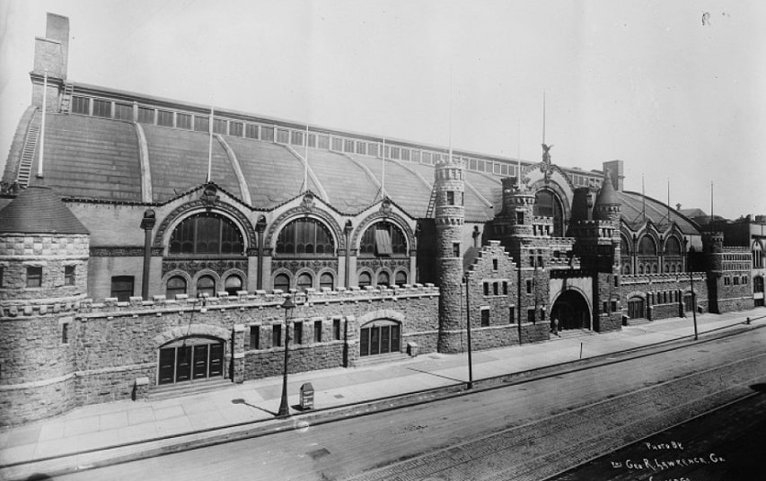 Le Coliseum Skating Rink de Chicago en 1901 Le Coliseum Skating Rink de Chicago en 1901