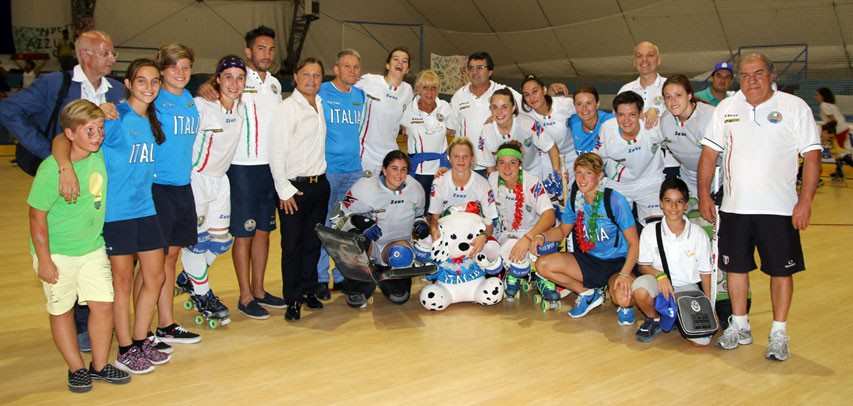 collectif italien championnat europe rink hockey dames 2015