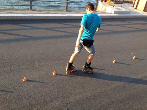 Le roller en colo, version itinérante
