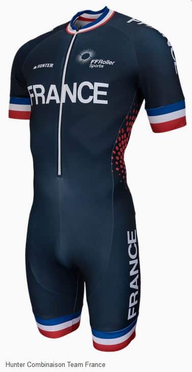 Combinaison Hunter de l'équipe de France Roller Course
