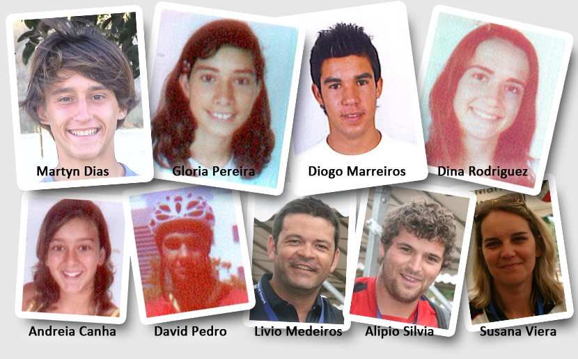 Composición del equipo portugués para el Mundial de Patinaje de Velocidad 2012