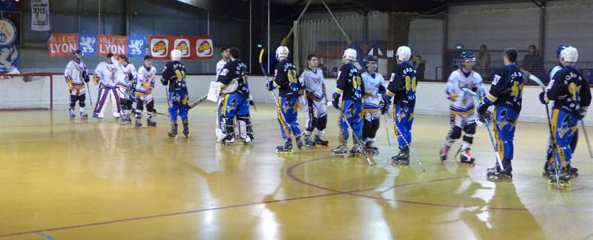 13ème journée du Championnat de France Roller Hockey N1 : Phénix Ris-Orangis 4–5 Road Runners Lyon
