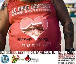 Contest de roller street 2008 au skatepark La Bifurk à Grenoble (38)