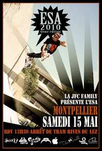 Contest ESA de roller street 2010 à Montpellier (34)