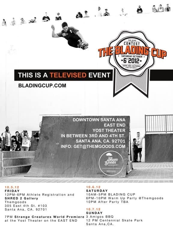 Blading Cup 2012 à Santa-Ana (Californie, USA)