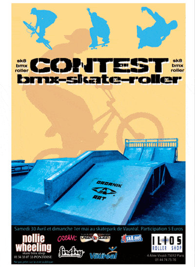Contest roller street 2005 au skatepark de Vauréal (95)