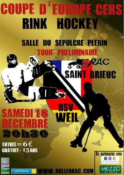 coupe europe cers rink hockey saint brieuc rs weil 2010