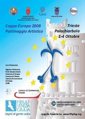 Coupe d’Europe patinage artistique sur roulettes 2008 (Italie)